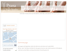 Tablet Screenshot of pranayoga.at